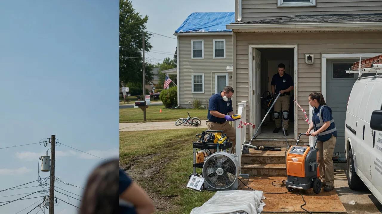 Water Damage Repair in Warfield, KY near me